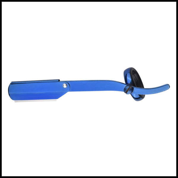 Ringblade - Blue Titanium Coated - Straight Edge Razor $34.99 Unic Beauty Blue-Unic-Razor